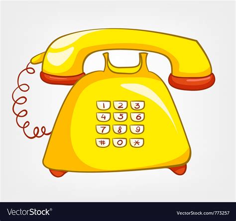 Telephone Cartoon Images : Telephone Cartoon Clipart Vector Old Red ...