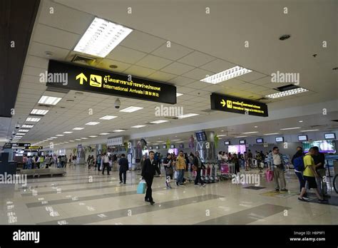 international terminal at Chiang Mai International Airport Stock Photo ...