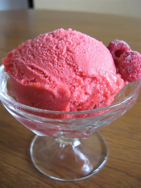 Recettes de Flipp: Sorbet aux framboises