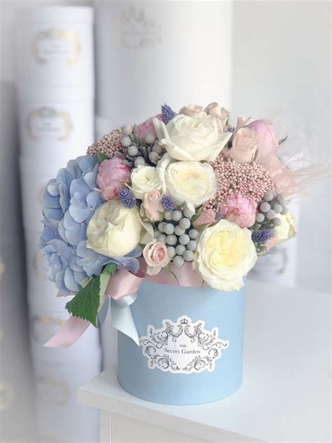 Dusty Blue Flower Bouquet