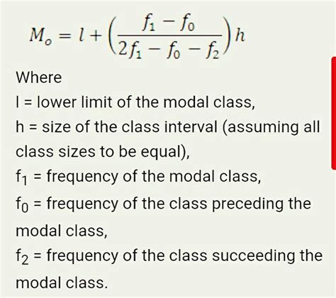 [Math] Derivation of formulas for median and mode for grouped data ...