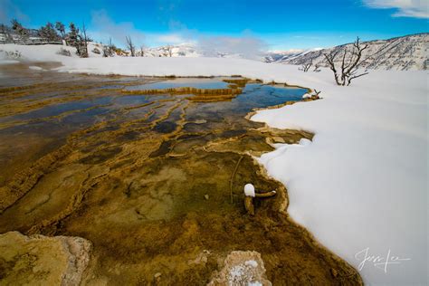 Mammoth Hot Springs Winter | Yellowstone National Park, Wyoming ...