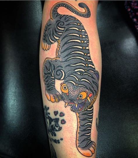 12+ Korean Tiger Tattoo Designs and Ideas - PetPress