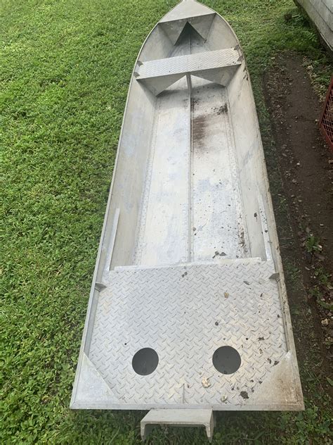 One of a kind, custom, heavy duty, aluminum pole boat/micro skiff ...