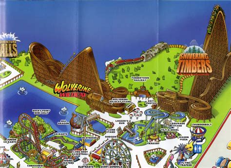 Michigan's Adventure - 2003 Park Brochure - Mark's Postcard Paradise