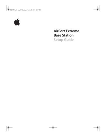 Apple AirPort Extreme Setup guide | Manualzz