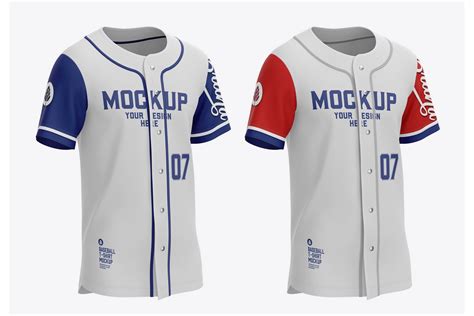 Men's Baseball T-shirt Mockup | Shirt Mockups ~ Creative Market