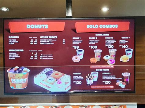 Dunkin Donuts Menu 2024 Philippines - Timi Rhianna