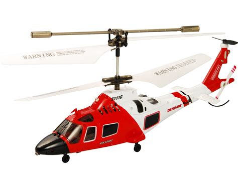 POCO DIVO Coast Guard Rescue Helicopter RC Flight Infrared 3CH Gyro ...