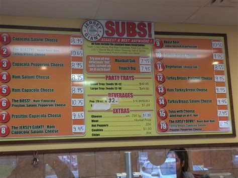 Jersey Giant Subs - Sandwiches - 311 N Lansing Rd, Charlotte, MI ...