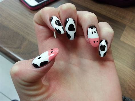 Cow Print Nail Art Inspiration