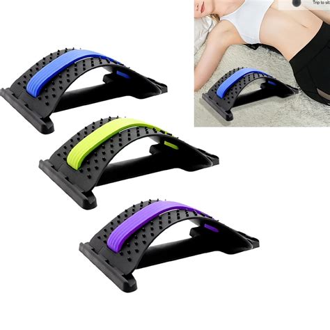 1pc Back Stretch Equipment Massager Massageador Magic Stretcher Fitness ...