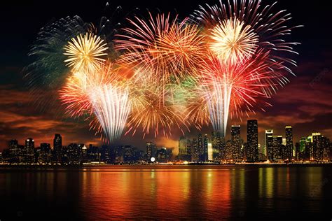 3rd January Fireworks In New York City Background, Architecture, High ...