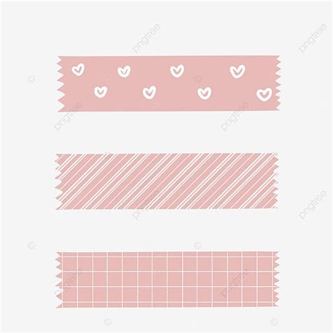 Pink Washi Tape Hd Transparent, Cute Pink Washi Tape, Washi Tape, Cute ...