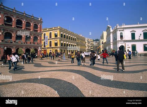 China, Macau, Senado Square Stock Photo - Alamy