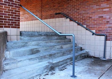 Pipe Handrail for Public School - Great Lakes Metal Fabrication