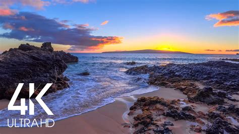 Fascinating Sunset over Maui - 4K/4K HDR Nature SOundscape Video ...