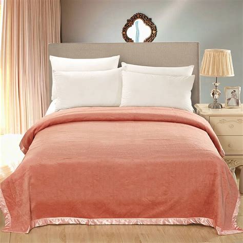 Luxurious Soft Warm Silk Blanket With Silk Edges [SB014] - $129.00 ...