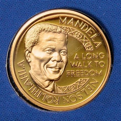 Mint Of Norway - Gold Proof 1/10oz Medallion Mandela Nobel Peace Prize ...