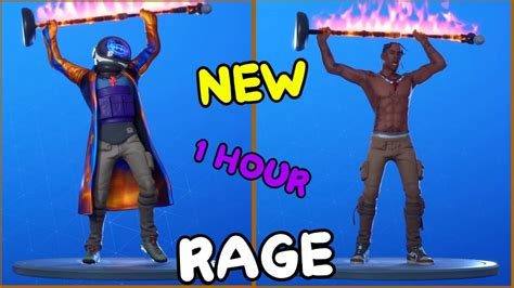 FORTNITE RAGE EMOTE (1 HOUR) - YouTube