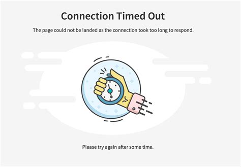 Connection Timed Out - Error Page :: Behance