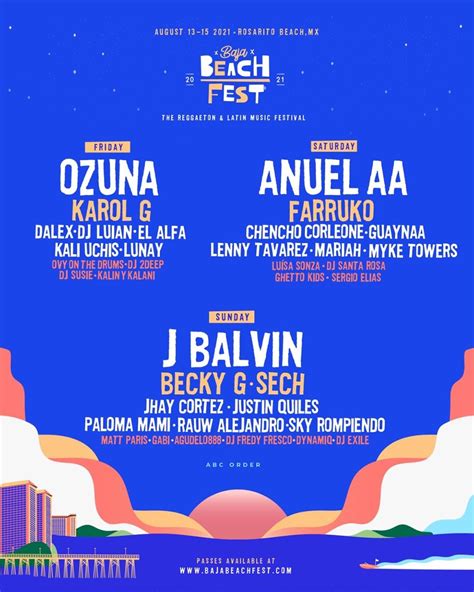 Baja Beach Fest 2021 Lineup: J Balvin, Anuel AA & More