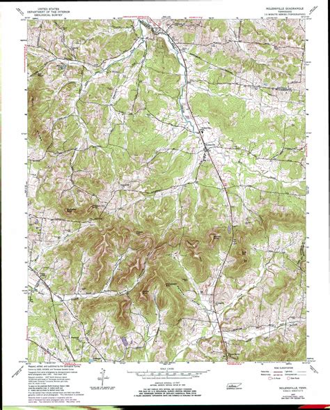 Nolensville topographic map, TN - USGS Topo Quad 35086h6