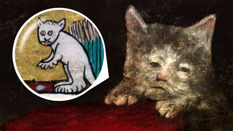 Cats In Medieval Paintings Looked Really Creepy - YouTube