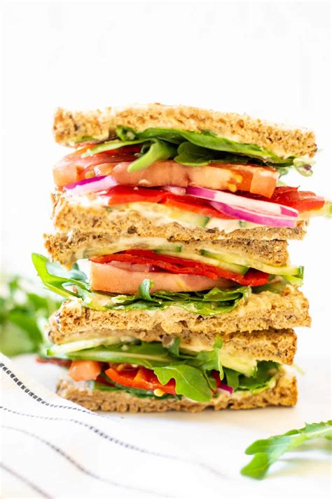 Easy Panera Mediterranean Veggie Sandwich | Get On My Plate