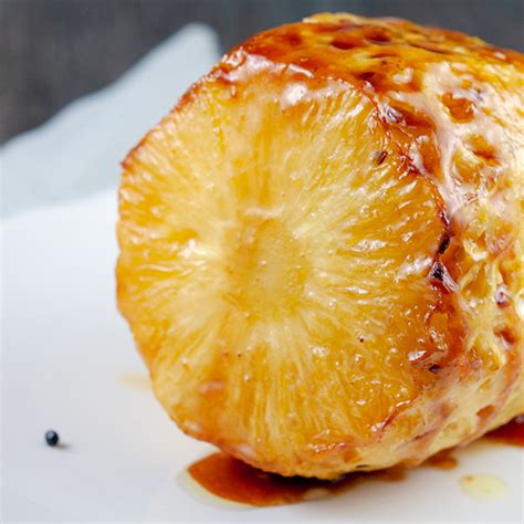 Oven roasted pineapple - Ohmydish