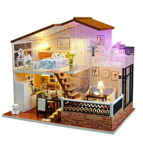 Handmade Doll House Furniture Miniatura Diy Doll Houses Miniature ...