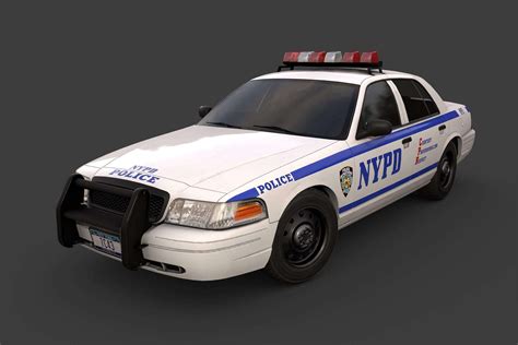 New York NYPD Police Car - 3D Model by Kanistra Studio