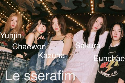 Le sserafim members names Kpop Groups, Mimi, Quick, Names