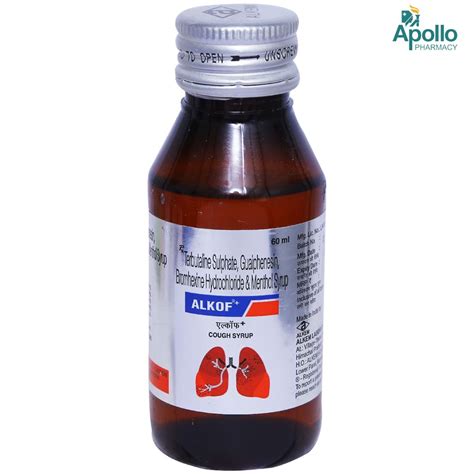 Alkof Cough Syrup 60 ml Price, Uses, Side Effects, Composition - Apollo ...