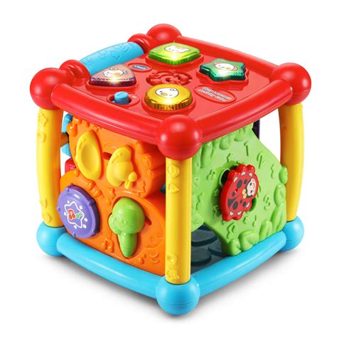 VTech Busy Learners Activity Cube, Learning Toy for Infant Toddlers ...