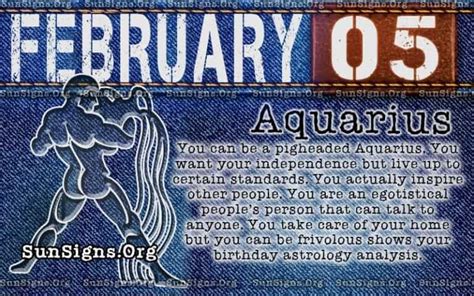 February 5 Zodiac Horoscope Birthday Personality - SunSigns.Org