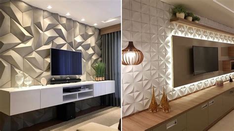 100 3D wall panels - Home interior wall decorating ideas 2020 ...