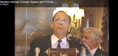 Speech by Senator Alfonse D’Amato about Macedonia (1992) | History Of ...