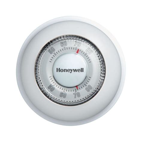 Honeywell Round Mechanical Thermostat Heat Only-CT87K - The Home Depot