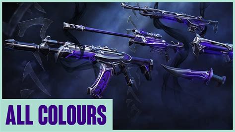 REAVER SKINS SHOWCASE (ALL COLOURS) - VALORANT REAVER COLLECTION - YouTube