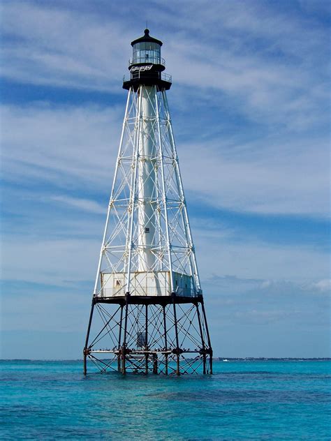 Alligator Reef Light near Islamorada in the Florida Keys | Lighthouse ...