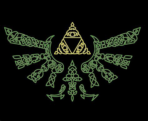 Celtic Hylian Crest by Fuzzypop on DeviantArt