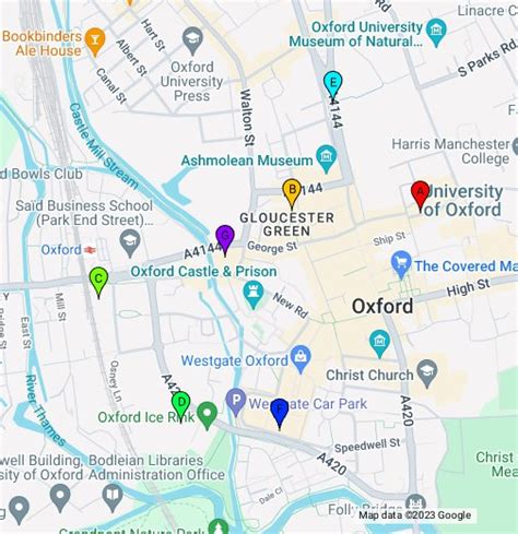 Car Parks in Oxford City Centre - Google My Maps