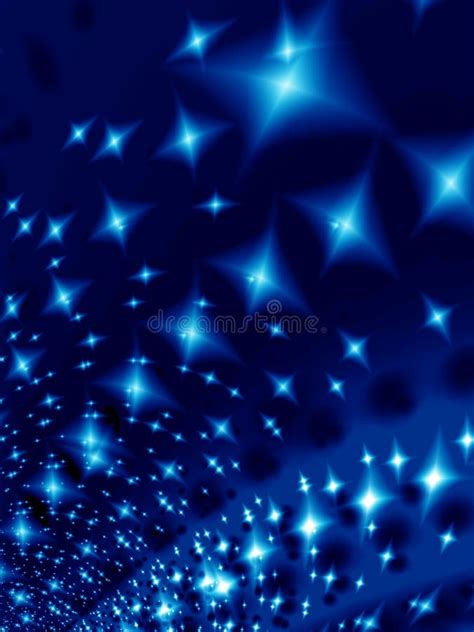 Noche De La Luz De Las Estrellas Stock de ilustración - Ilustración de ...