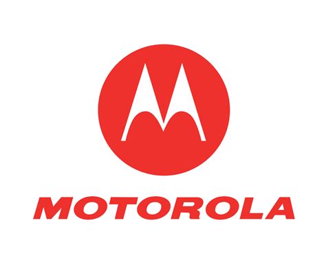 motorola marca logo teléfono símbolo con nombre rojo diseño Estados ...