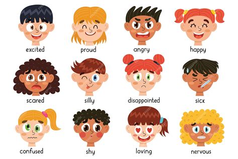 Facial Expressions And Emotions For Children