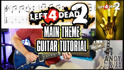 How to play Left 4 Dead 2 Main Theme Guitar Tutorial Lesson - YouTube