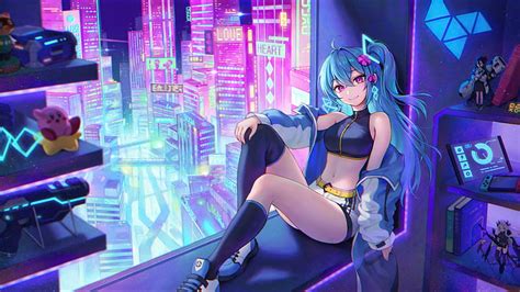 Top 94+ about cyberpunk anime wallpaper - Billwildforcongress