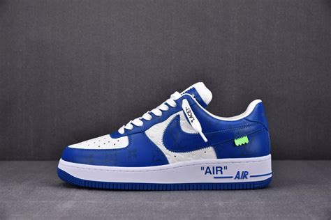 Louis Vuitton Nike Air Force 1 Low By Virgil Abloh White Royal