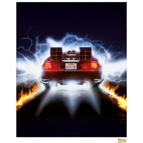 Back to the Future Delorean Art Print For Sale Online Instore Mont ...